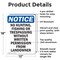 Signmission No Hunting Fishing Or Trespassing OSHA Notice Sign, Aluminum, 12in W x 18in L, 2PK OS-2PACK-NS-A-1218-V-14663 - alternate 5